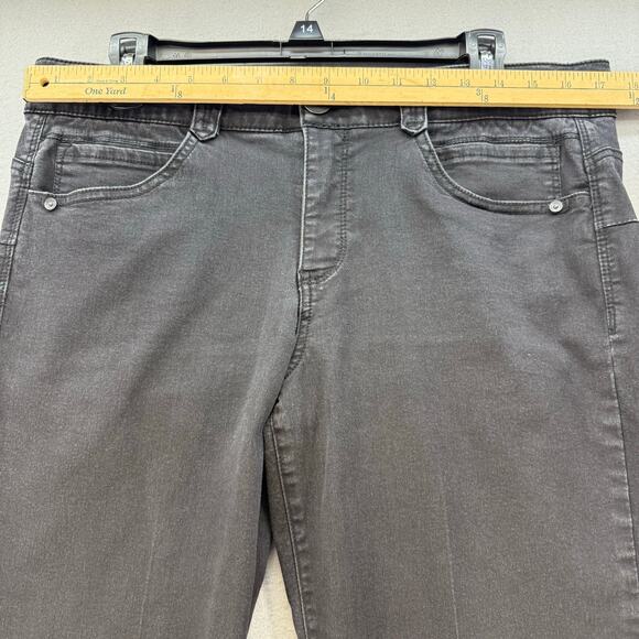 Democracy Jeans Women's 14 Black Denim Straight (Ab)solution High Rise Normcore - Picture 8 of 12